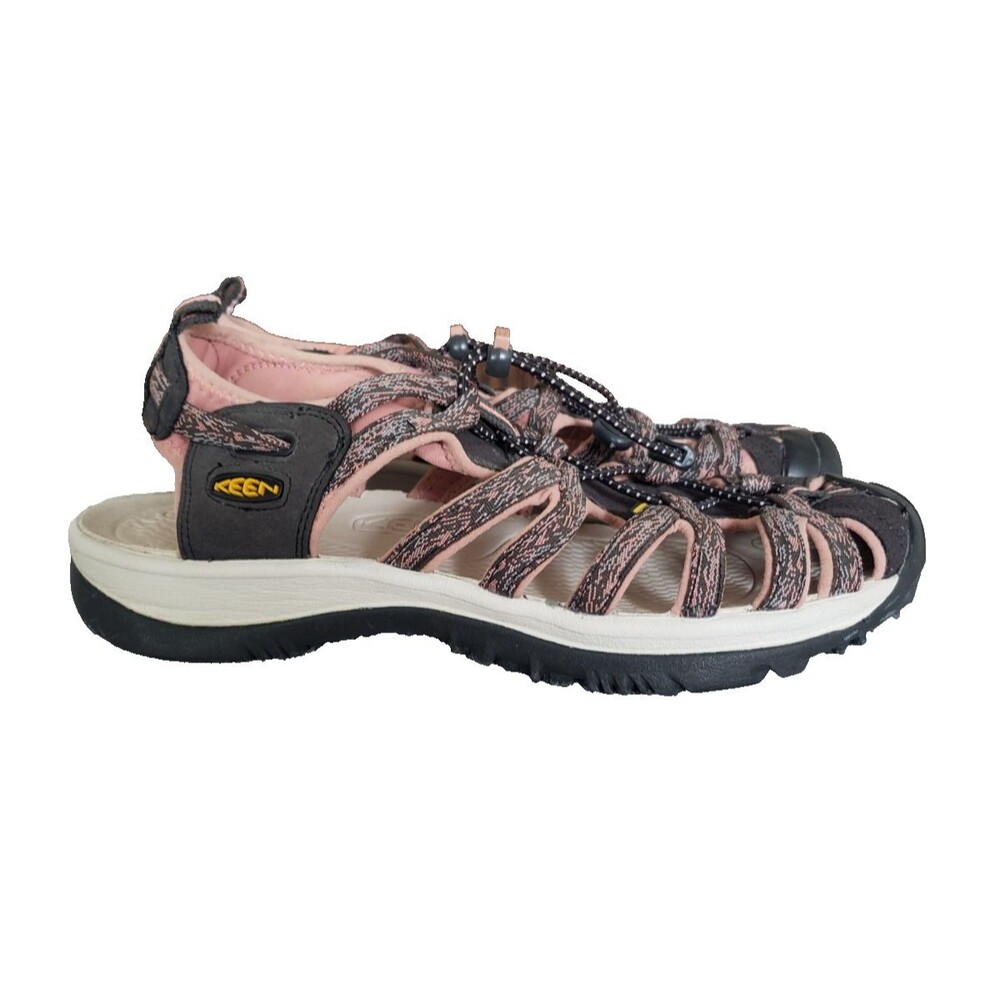 Keen Whisper Hiking Sandals Gorpcore Outdoor Hike Shoes Brown Pink Womens Sz 11